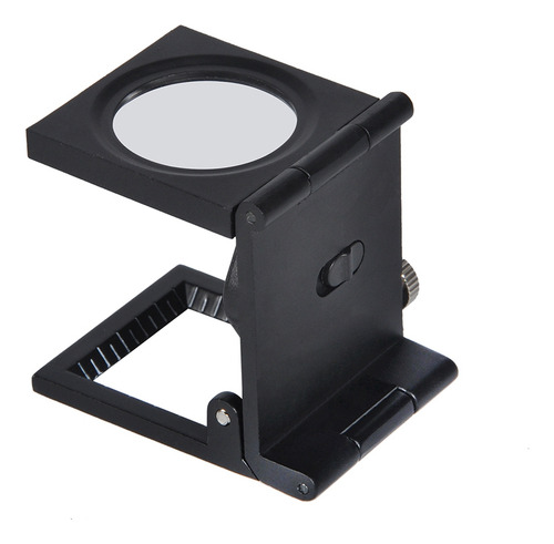 Imagen 2 de 10 de Lupa De Tela, 1 Unidad, Soporte Plegable Led, Lupa Cuadrada