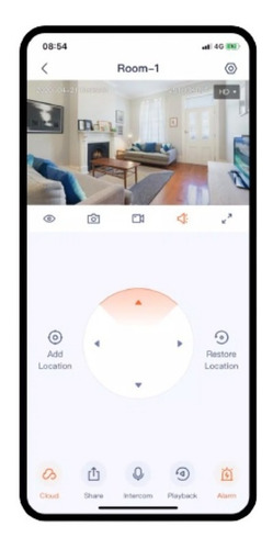 Imagen 2 de 3 de Cámara De Seguridad Wi-fi Rotatoria Tenda Cp3 Hd 1080p