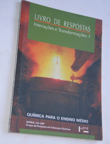 Interações E Transformações Volume 1 Livro De Respostas