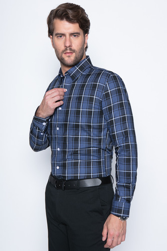 Camisa Plockton Azul Fw2024 New Man