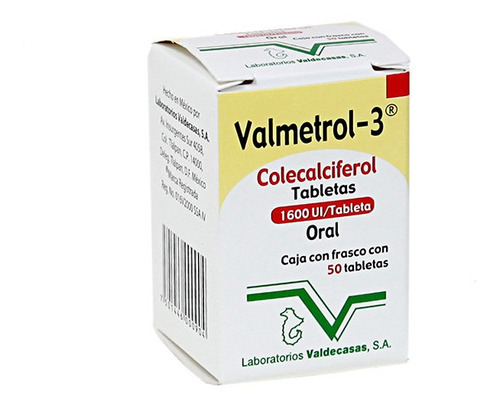 Valmetrol-3 50 Tabletas 1600ui