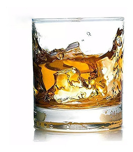 Vaso De Vidrio Para  Whisky Juego X 6 Unidades 