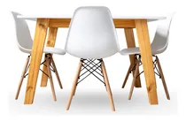 Comprar Juego Comedor Nórdico Mesa 140x80 Cm + 4 Sillas Eames