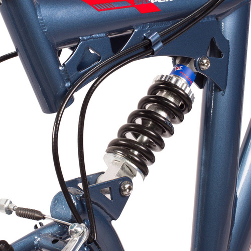 Bicicleta Montaña R26 Doble Suspension 18 Vel Azul Gospel
