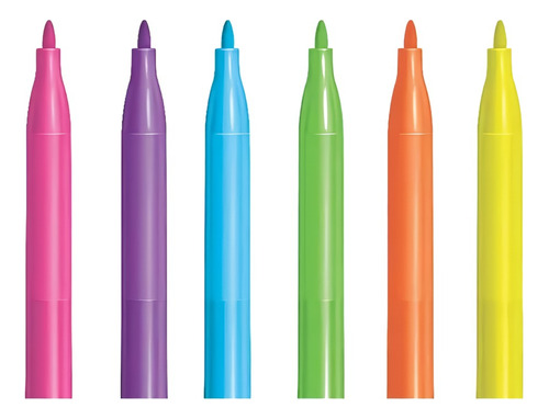 Marcadores Neon C/6 Faber Castell