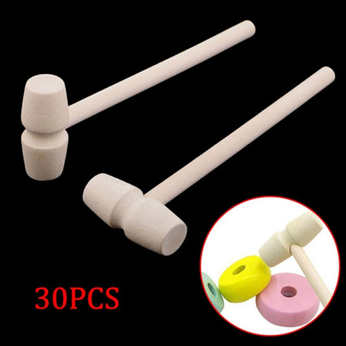 30 Martillos De Madera Para Langostas, Cangrejos Y Otros Mar