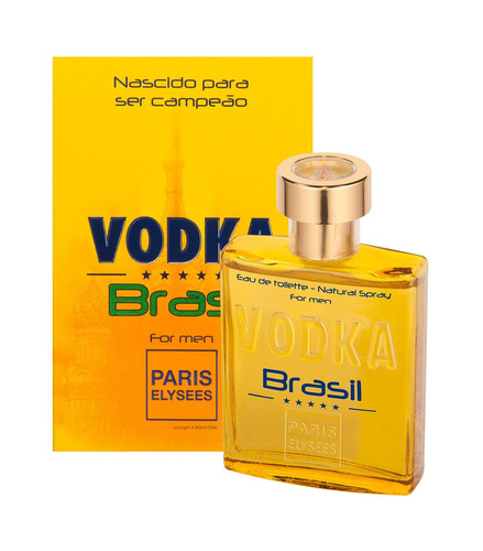 Imagem 1 de 1 de Paris Elysees Vodka Brasil Yellow EDT 100 ml para homem