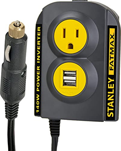 Inversor Corriente Stanley Fatmax Pci140 12v A 120vac 2 Usb