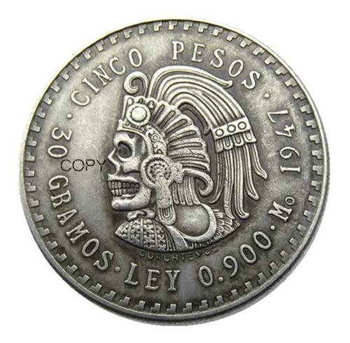 Moneda Esqueleto, Calavera, Cráneo