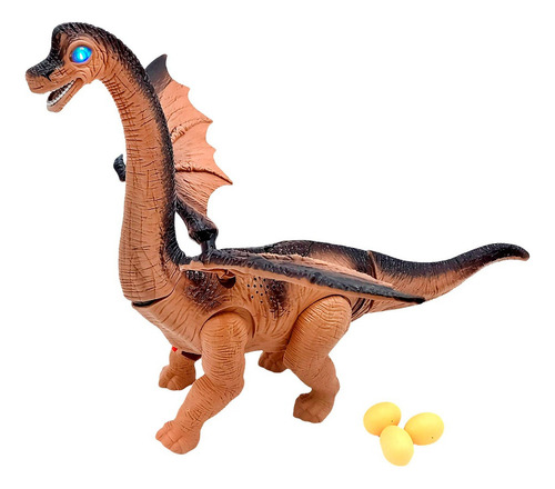 Dinosaurio Pone Huevos, Y Alas, Luz, Sonido Movimiento 11346 Personaje Braquiosaurio