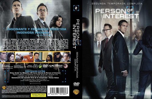 Person Of Interest - Temp. 2 - Dvd Original Y Nuevo