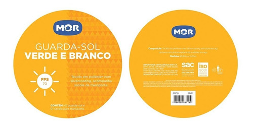 Guarda Sol Praia E Camping 1,80 Mts Mor3720 Marinho Promoção