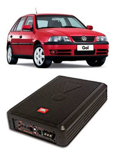 Caixa De Som Gol G3 2000 A 2005 Jbl 400w Rms Amplificada