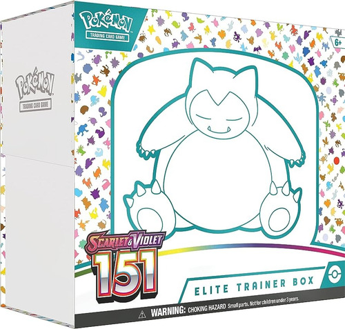 Pokémon 151 Elite Trainer Box Snorlax Pokémon Tcg