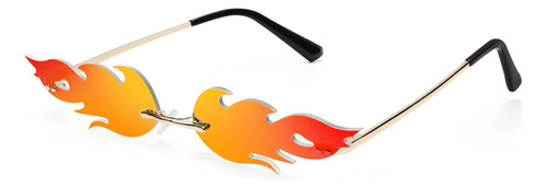 Gafas De Sol Wave, Modernas, Fire Flame, Para Mujer Y Hombre