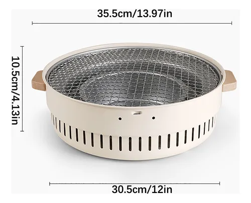 Estufa De Barbacoa De Carbón Zibo Para Acampar Al Aire Libre