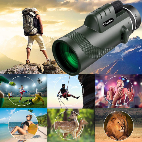 Monocular De Alta Potencia 40x60mm Con Bak4 Para Observación