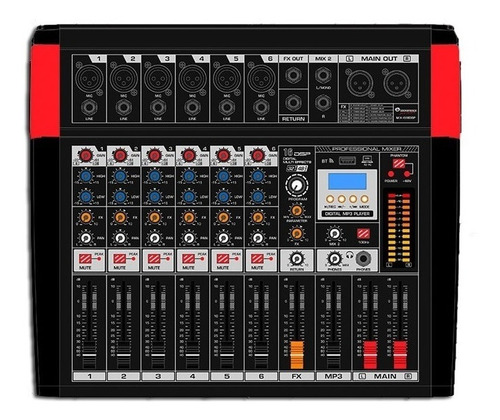 Consola Autoamplificada De 300 Watts Soundtrack Mix600dsp