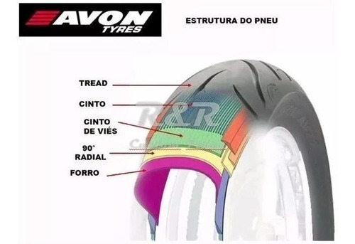 Pneu 170/60zr17 72w Traseiro Ktm 1190 / 1290 Adventure Avon