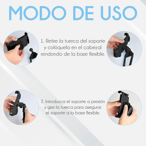 Lazy Neck Phone Holder Soporte Para Celular Slim Company Con Cuello Flexible Para Auto, Cama, Sofá, Mesa