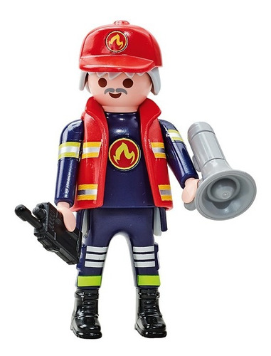 Playmobil Fire Brigade B Captain 6585 Capitán De Bomberos