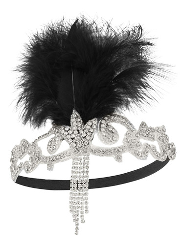 Diadema Tipo Flapper De Los Años 20, Accesorios De Disfraz,