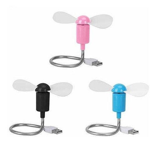 Mini Mobile Usb Powered Cooling Fan Flexible Goose Neck Air 