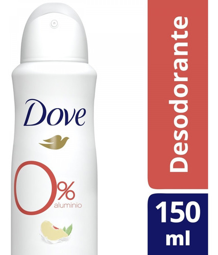 Desodorante Aerosol Zero Dove Durazno 86gr