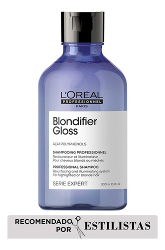 Shampoo L'oreal Blondifier Gloss Para Cabello Rubio - 300ml