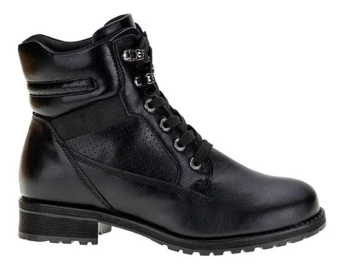 Bota mooncity cheap matelassê preto