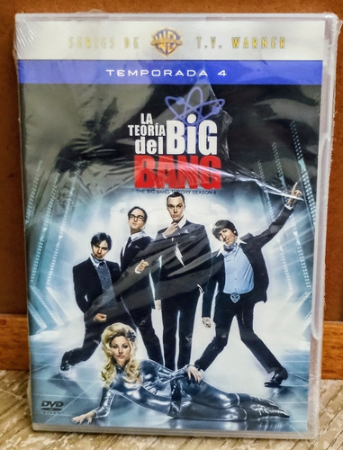 La Teoría Del Big Ban Temporada 4,incluye 3 Dvd's Originales