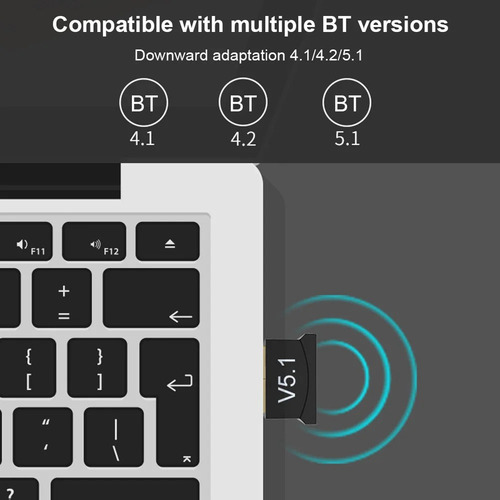 Adaptador Usb Con Bluetooth, Transmisor Inalámbrico, 5pcs
