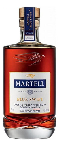 Caja De 6 Cognac Martell Blue Swift 700 Ml