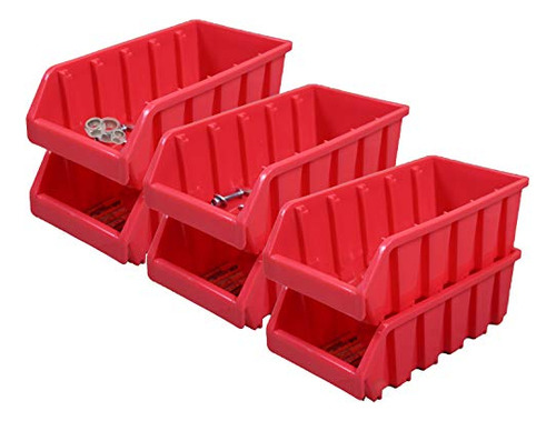 Contenedores Apilables De Plástico Basicwise Qi003255r.3 (ju