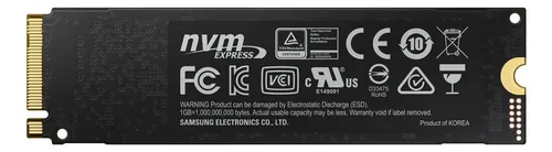 interno Samsung 970 EVO Plus MZ-V7S1T0B/AM 1TB negro