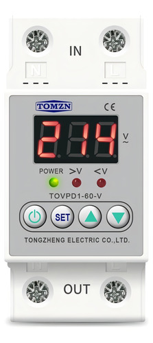 Relé Subtensão Sobretensão 40a 220v Monofásico Regulável