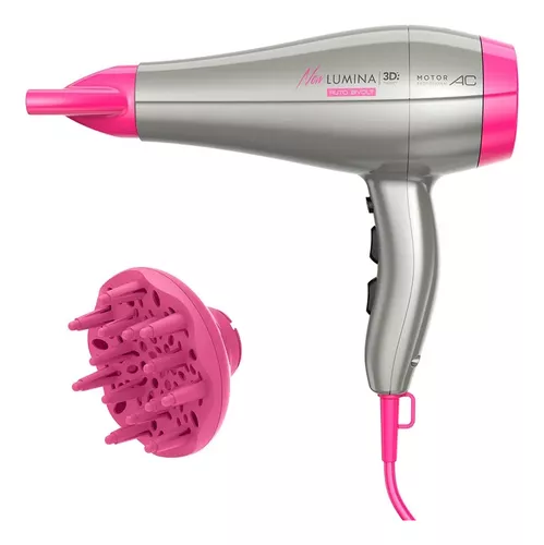 Secador De Cabelo Gama 2200w Salão Difusor Prancha Titanium