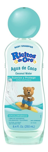  Shampoo Ricitos De Oro Agua De Coco 250ml