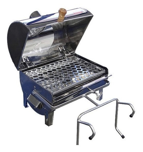 Imagem 1 de 3 de Churrasqueira Para Barco Bafinho Inox 30x20
