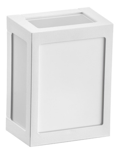 Arandela Externa De Parede Luminária Muro 16cm Varanda 41 Cor Branco 127V/220V