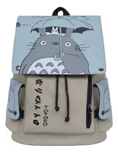 Mi Vecino Totoro Anime Retro Cartoon Mochila