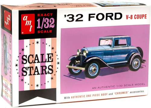 Ford V-8 Coupé 1932, escala estrellas, 1/32, Amt 1181