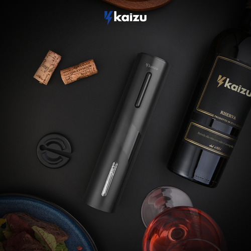 Abridor De Vinho Saca Rolhas Garrafa Elétrico Kaizu Automático Aço Reforçado