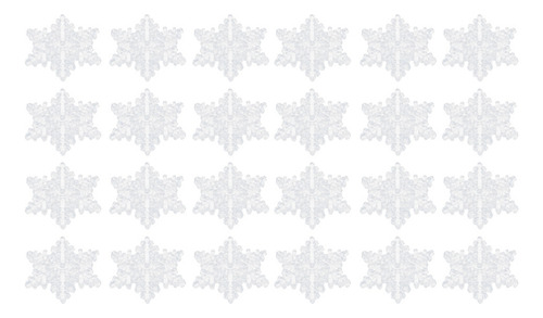 Colgante Decorativo Con Forma De Copo De Nieve Navideño, 24