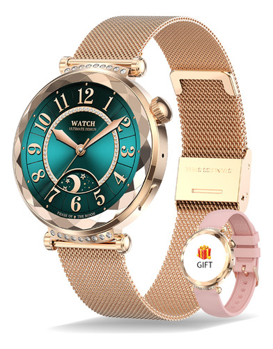 Amoled Smart Watch Deporte Pulsera Reloj Inteligent Mujer