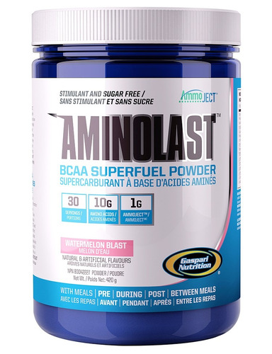 Gaspari Nutrition Aminolast Sandía 420 G