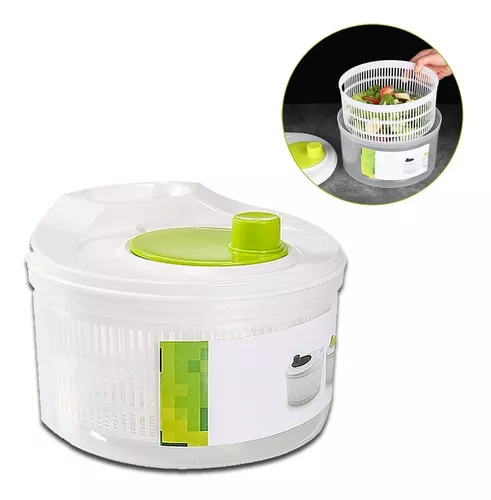 Centrifugador Escurridor Verduras Secador Plastico Colores