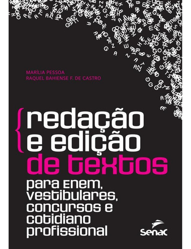 Redação E Edição De Textos, De Marília Pessoa E Raquel Bahiense. Editora Senac Sao Paulo, Capa Mole Em Português, 2016