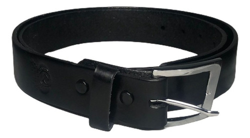 Cinturon De Piel Color Negro Hombre Talla 36