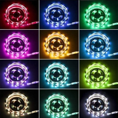 Conjunto De Faixas De Luz Led V35 Meter 5050rgb - Fs